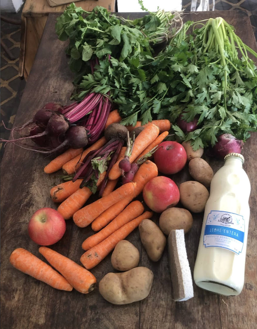 Productos de la huerta directo al plato en A nos amours, el restaurante francés más auténtico de Palermo. Foto: IG A nos amours.