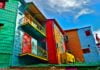 Les façades colorées de La Boca, connues des touristes du monde entier. Photo: Marissa Strniste.