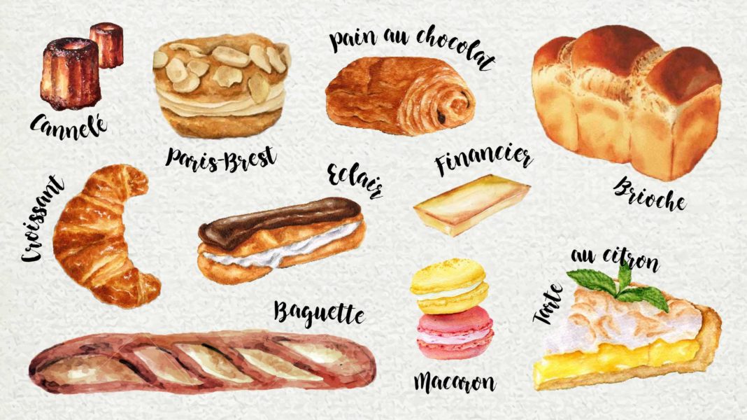 Pâtisserie française glossaire