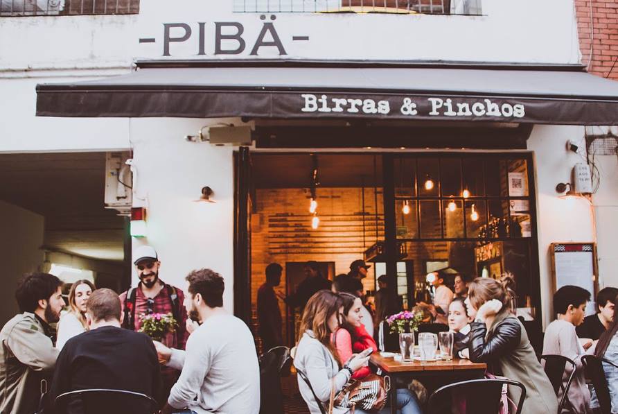 Pibä bar, avenida Cerviño