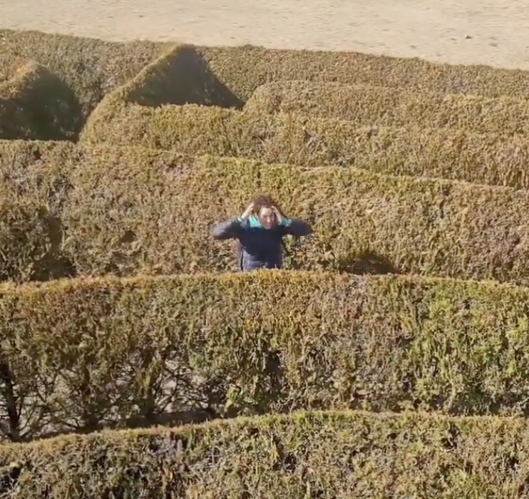 El laberinto de Nono es una de las atracciones imperdibles de la zona. Foto: IG del laberinto.