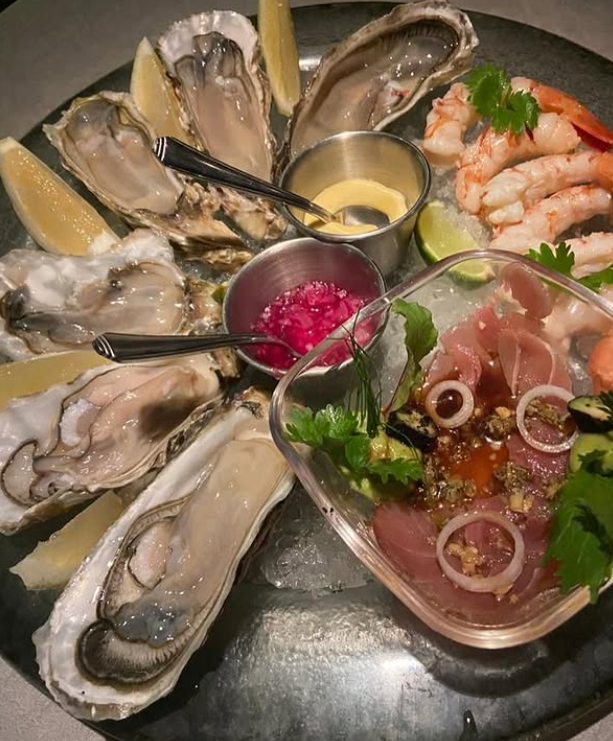 Les huîtres de Crizia. Un classique à essayer dans un dîner romantique. Photo : IG Crizia