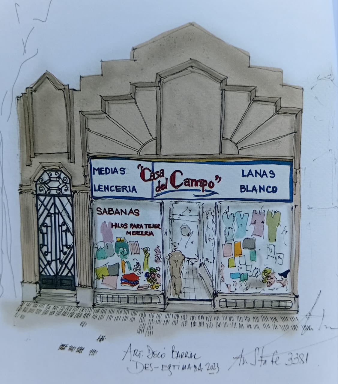 ¿Cómo transformar en arte un fachada que pertenece al día a día de los vecinos de un barrio? Es una de las preguntas que atraviesan Memoria de Buenos Aires.