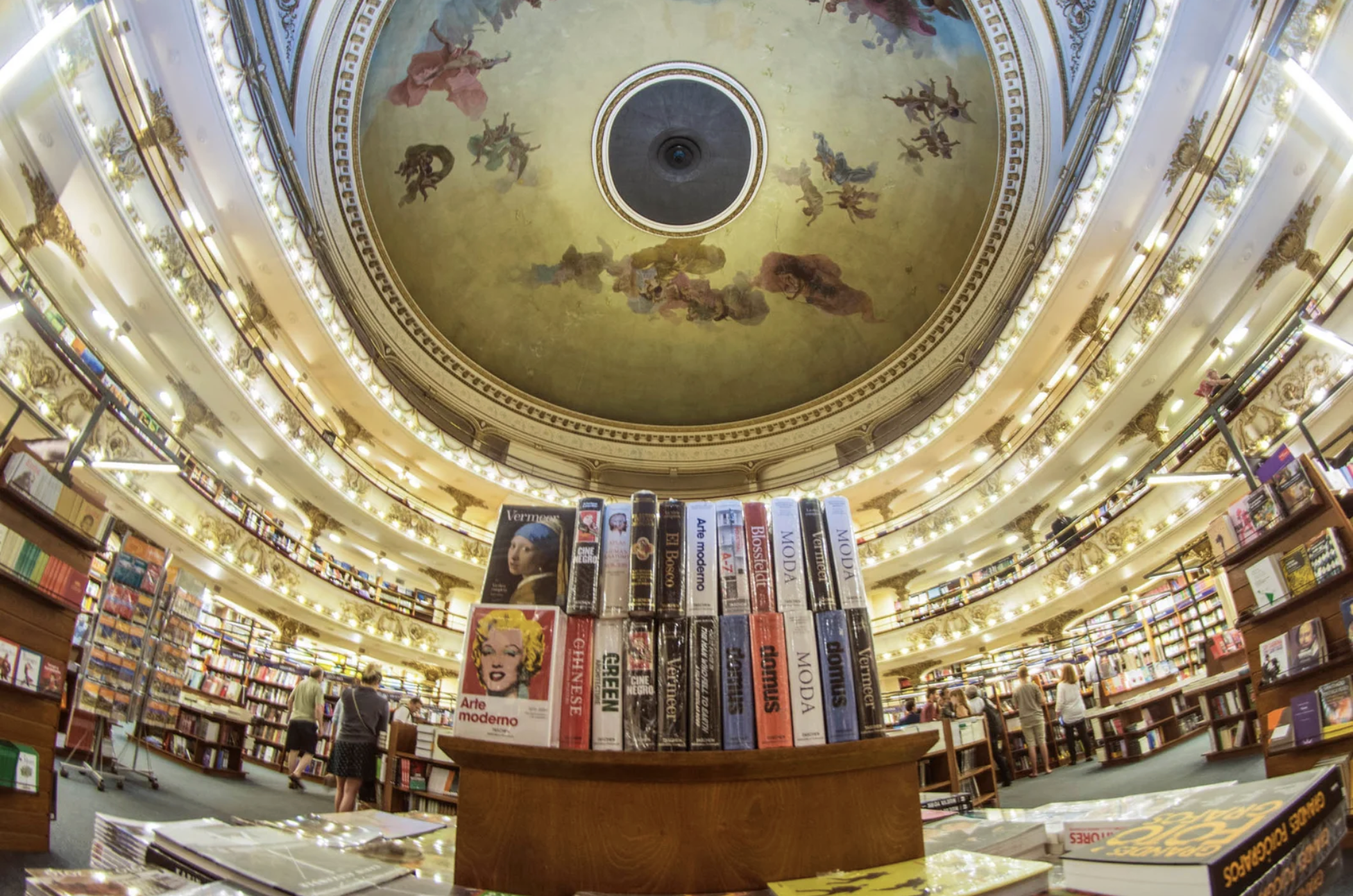 La librairie El Ateneo est l'une des plus iconiques de Buenos Aires. Photo : Revista Panorama.