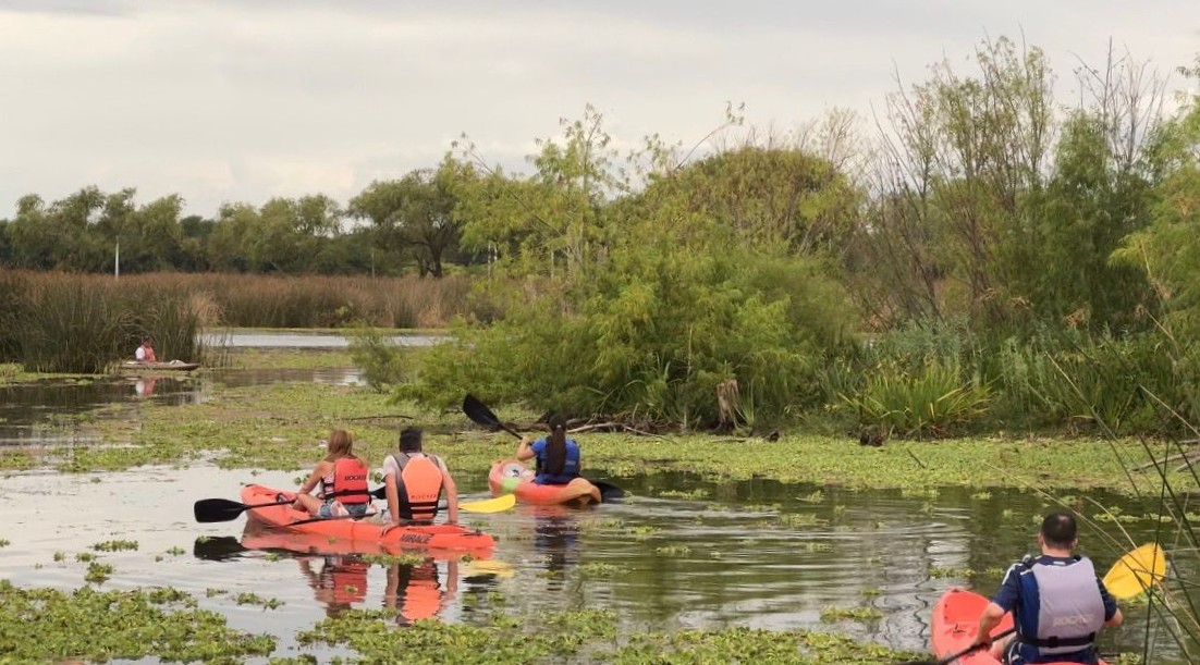 Kayak dans la lagune de San Miguel del Monte / Photo : Celeste Siarrusta
