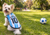 13 différences entre Argentins et Français pendant la Coupe du monde C'est l'un des articles stars de la période Coupe du monde sur Mercado Libre. La "remerita" pour chien. Photo générée par BAC.