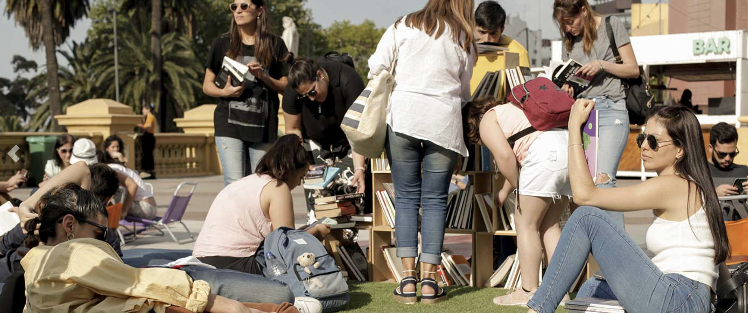 Los públicos diversos del FILBA se forman en distintos puntos de la ciudad. Foto: Gob. CABA